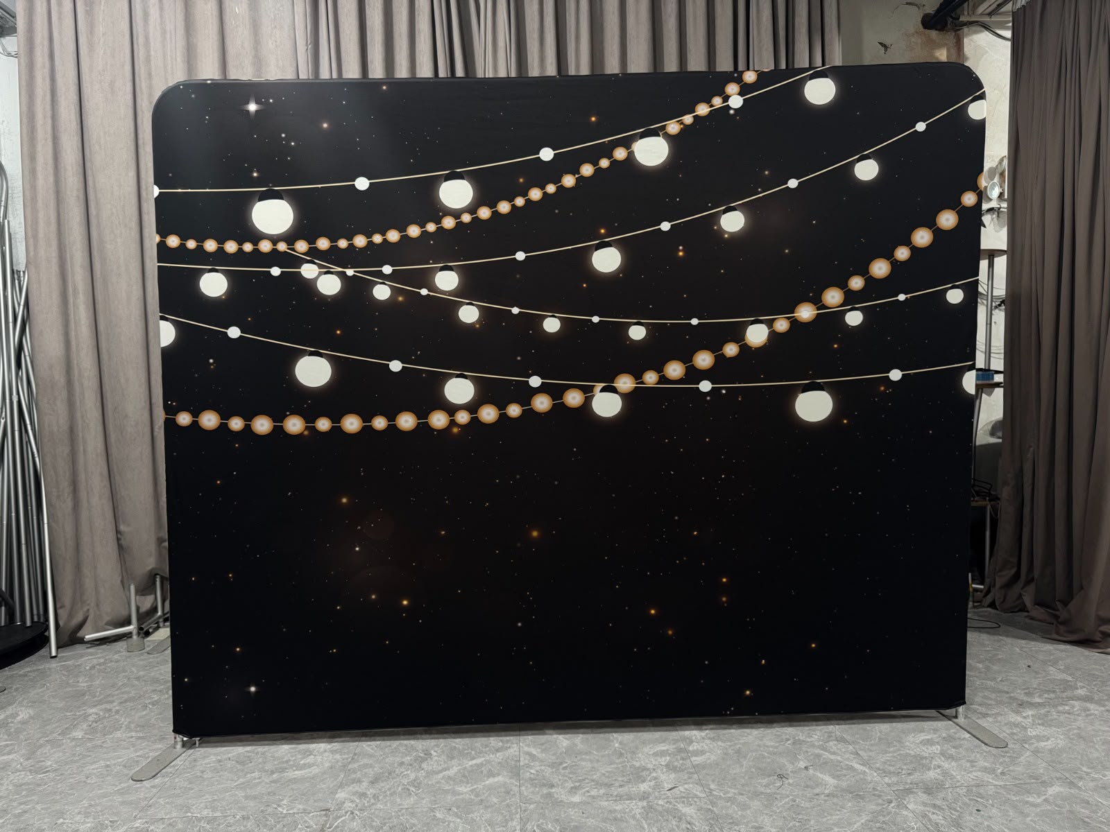 Evening Bistro — GlamSnap backdrop for weddings events