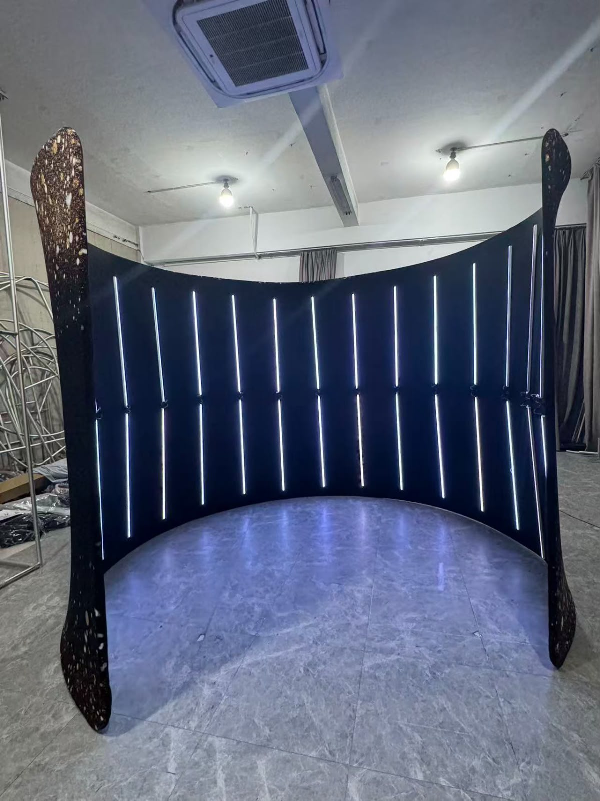 Hypnotic Lights — GlamSnap backdrop for modern events